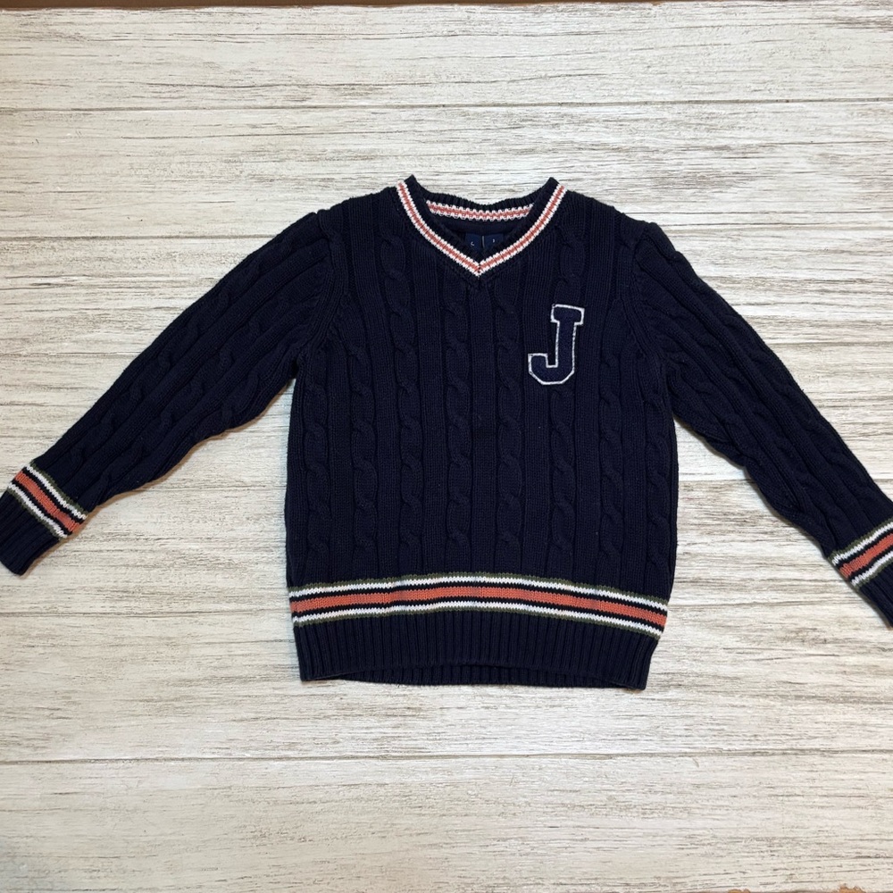 Little Boys Janie and Jack Navy Sweater